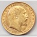 GREAT BRITAIN UK 1909 . HALF 1/2 SOVEREIGN . GOLD COIN